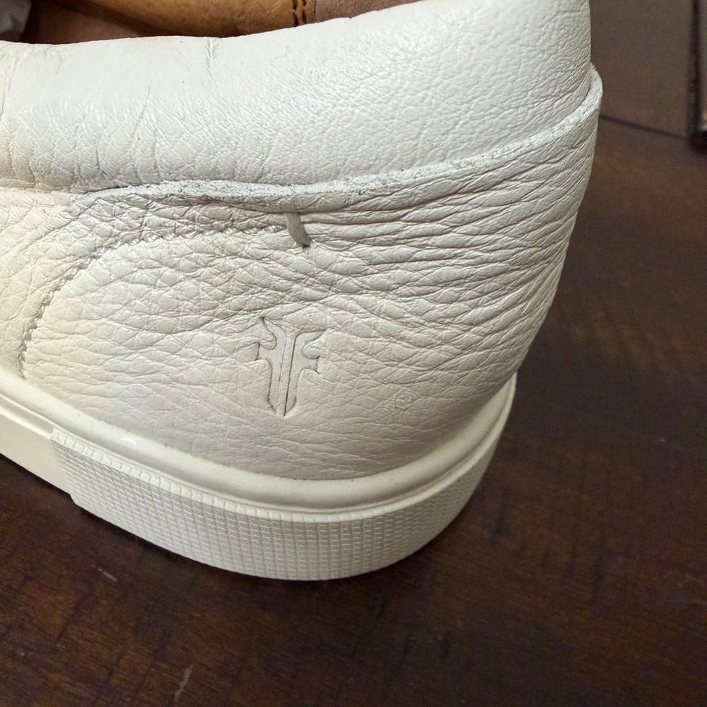 Frye White Leather Men's Loafers - Picture 6 of 8